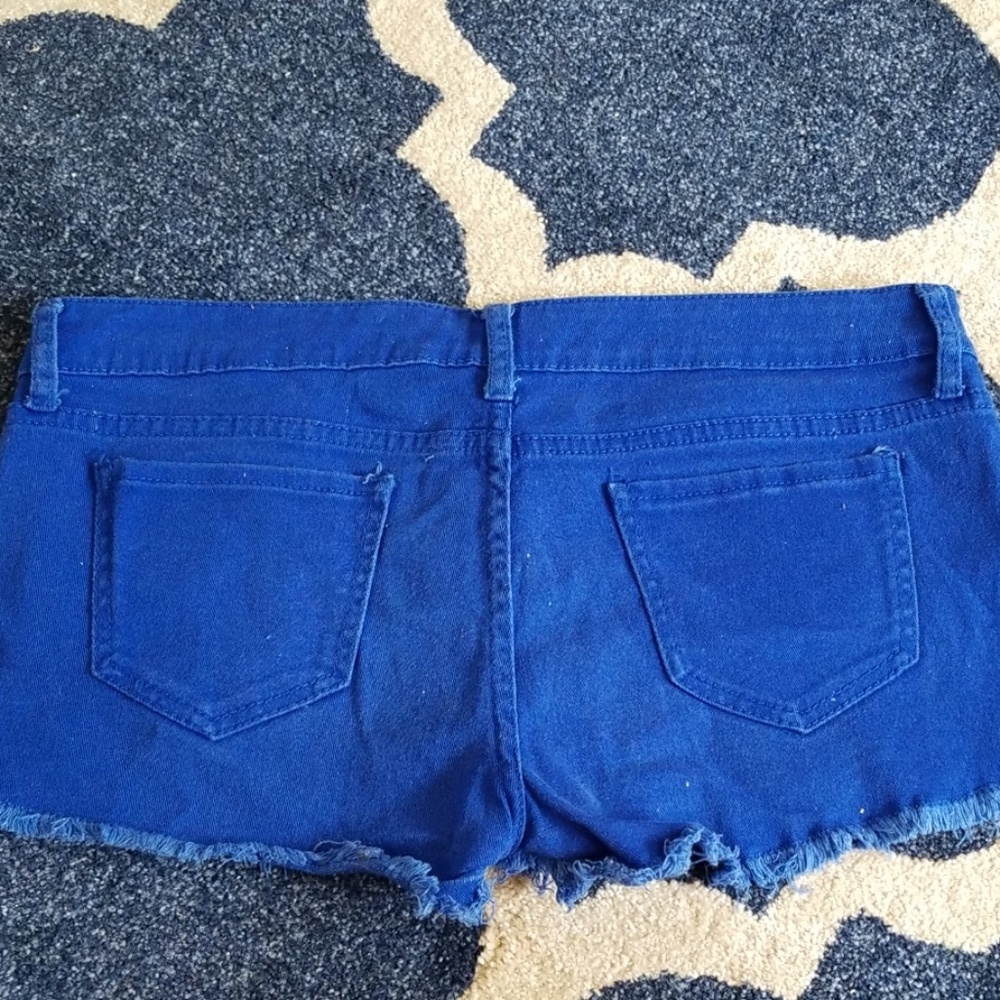 SALE 😍 4/$15 Refuge Bright Blue Shorts Sz 10 - Picture 3 of 4